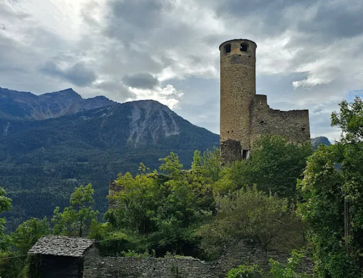 Châtelard Castle, Aosta Valley, Italy